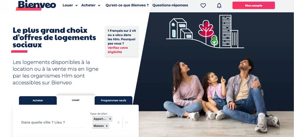 Découvrez Bienveo, le site qui vous aide à trouver un logement social